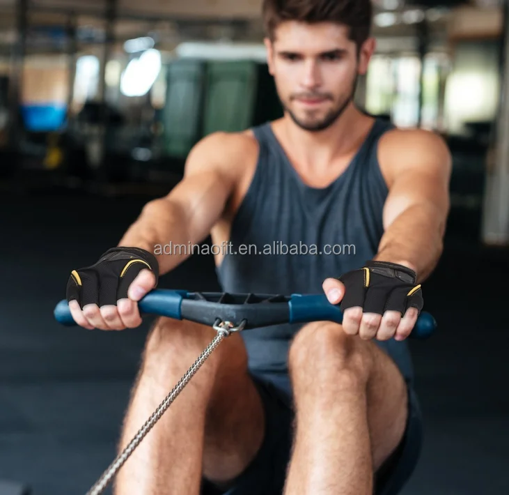 Перчатки для тяжелой атлетики, кожаные перчатки для тренировок в тренажерном зале, бодибилдинга, фитнеса для мужчин