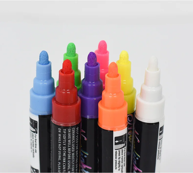 deep cheap Can be calculated Liquid Chalk Marker Pen For Glass And Smooth Panel - Buy Fluorescent Liquid  Chalk For Stationery,8 Vivid Colors Wet Erasable Pen,Liquid Marker Pen  Product on Alibaba.com