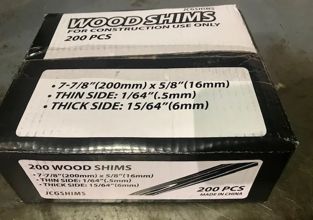 Wood Shims 200