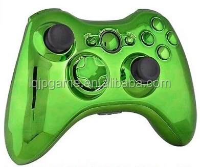 xbox 360 controller chrome green