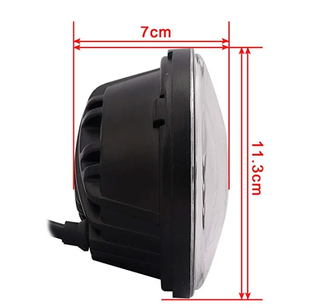 Противотуманные фары для мотоциклов Harleys-Davidsons 4,5 дюйма, светодиодные гало DRL Противотуманные фары для daymaker Street Glide