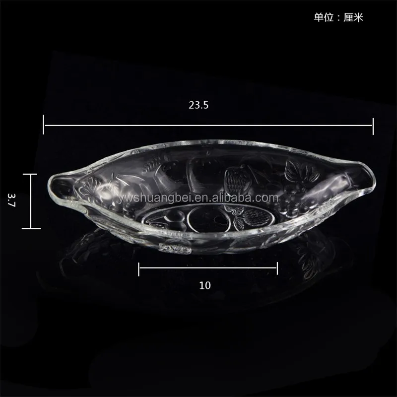 皿サラダボウル小型ボート型手作りガラスプレート Buy プレート サラダボウル ボウル Product On Alibaba Com
