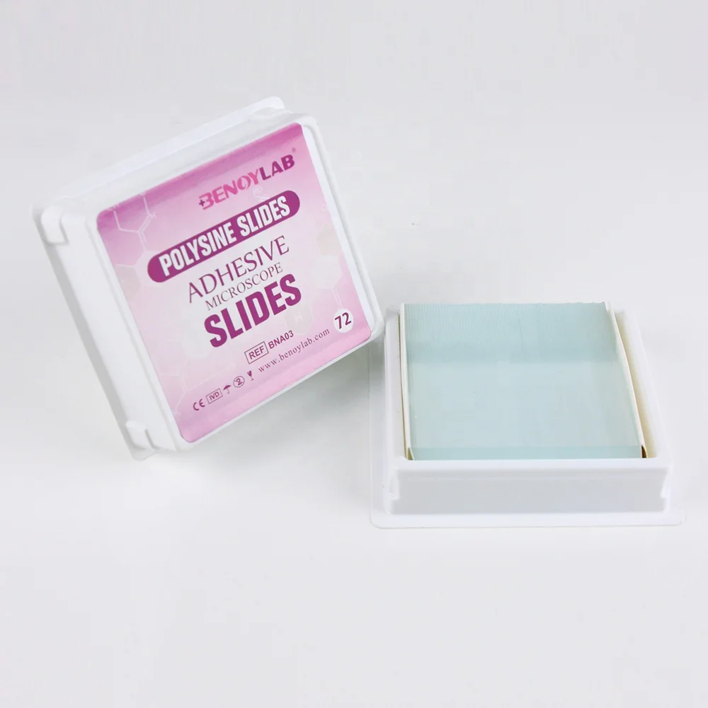 BENOYLAB Laboratory Adhesive Positive Charged Microscope Slides