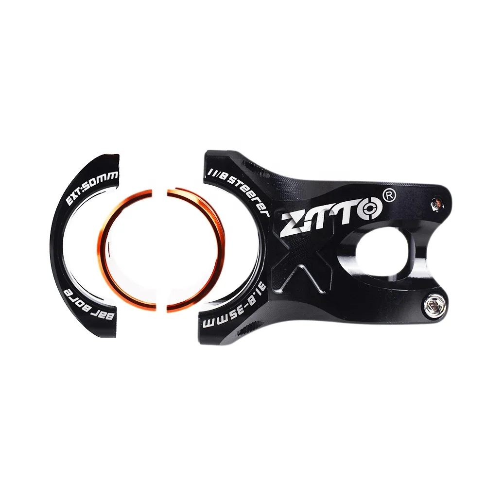 ZTTO MTB Bicicleta Graus Stem DH AM Enduro Stem 35/50mm Comprimento  Montanha Bicicleta Stem Orientar para Guiador