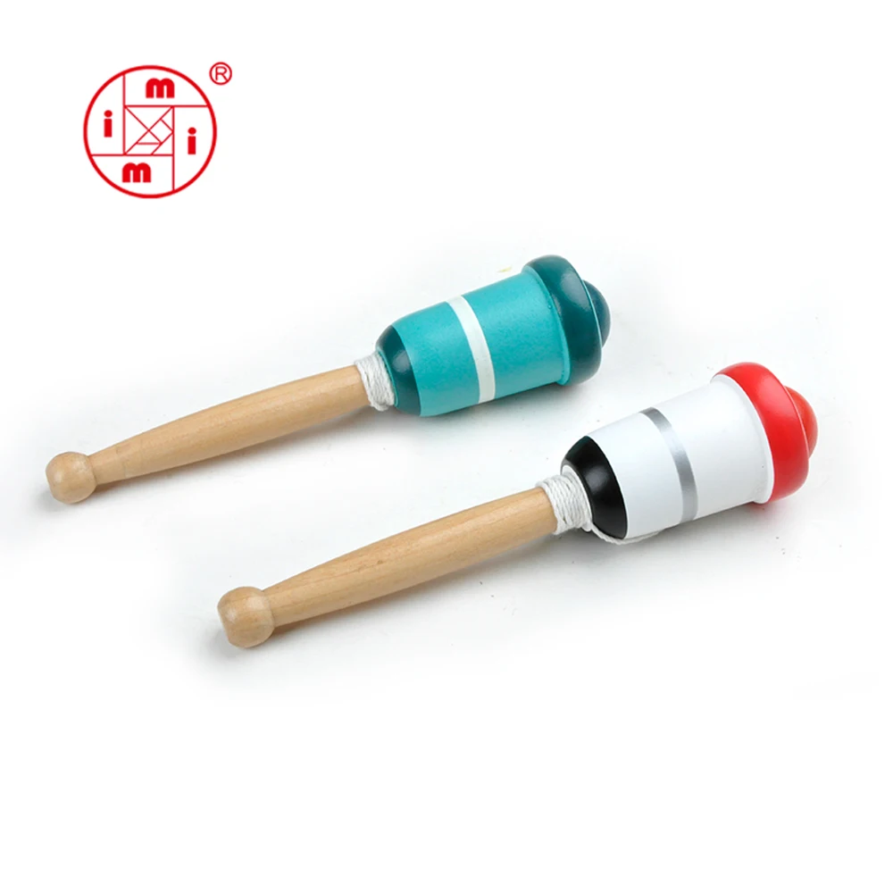Wooden Spin Tiptop Rattle Clacker Noise Maker Clacker for Kids