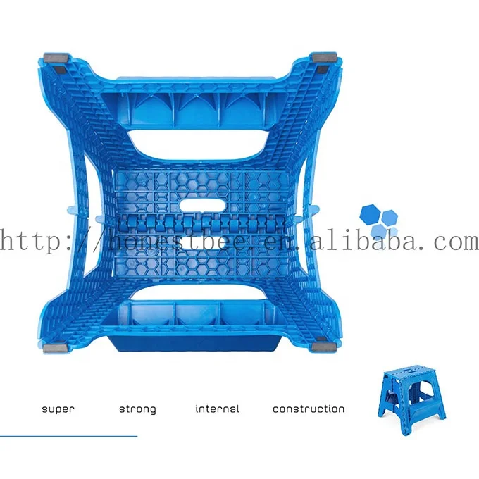 2-в-1 двойного назначения стул два передвижная стремянка прочный пластиковый складной с педалью удобного