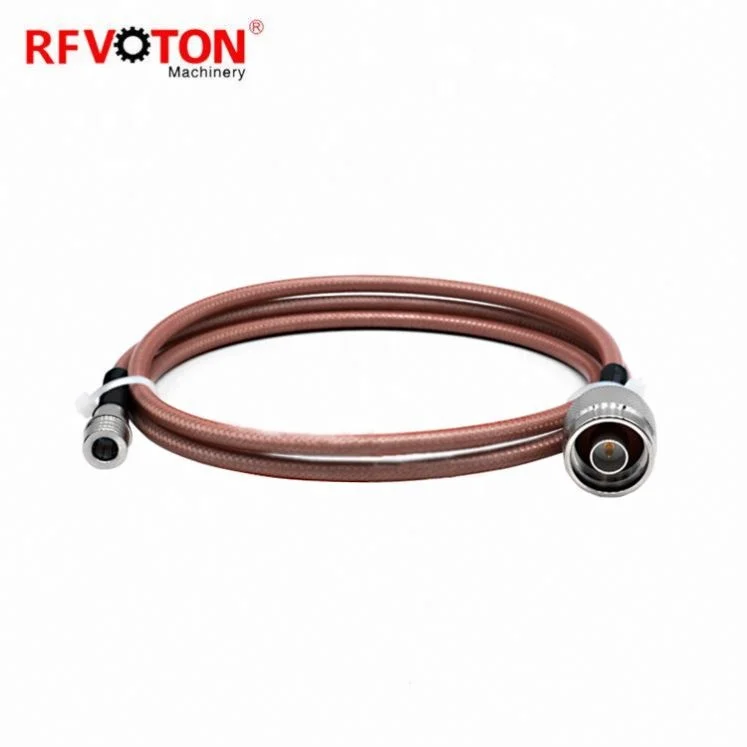 RFVOTON QMA MALE to N MALE Pigtail for Rg142 Jumper Cable Assembly