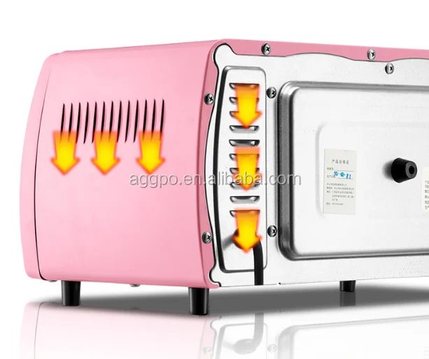 Extra Wide Convection Countertop Toaster Electric Oven Rotisserie Convection Countertop Toaster Oven Pink Color for Girl