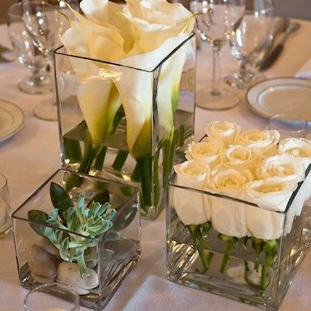 Portacandele in cristallo portafiori centrotavola elegante centrotavola per  feste di matrimonio evento decorazioni per la casa vaso Tabletops Stand