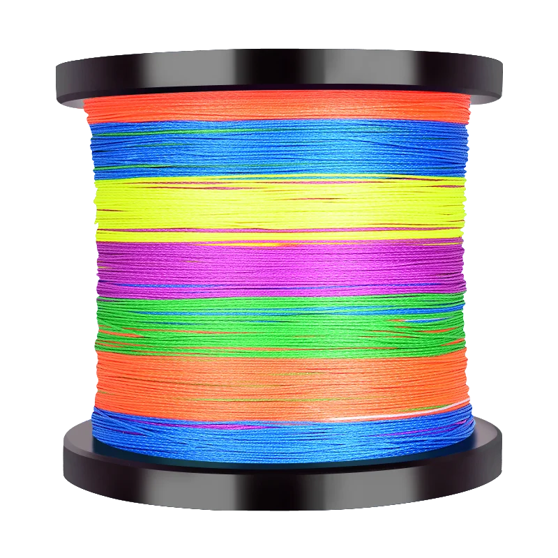 Hunthouse High Quality Fishing Spider Wire Line PE Braided Wire Green 8 Strands 500M PE Braided Fishing Line