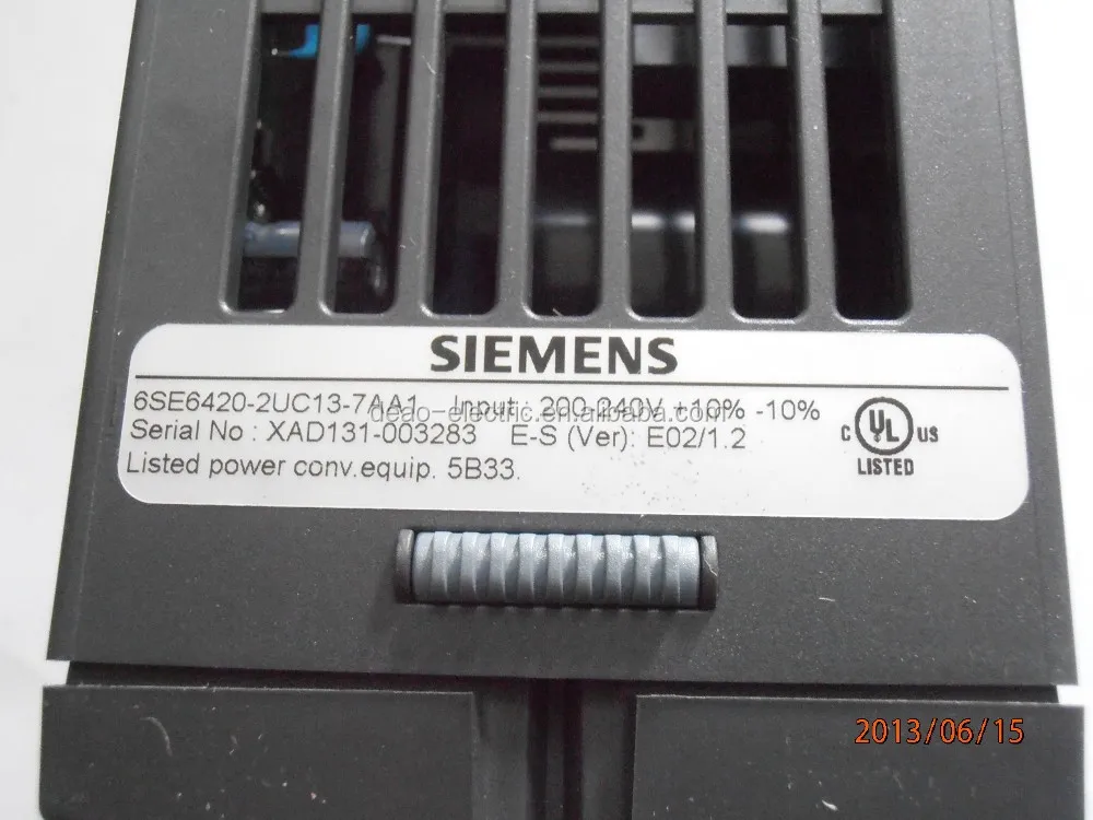 Source Siemens Micromaster 440 430420インバーター6SE6420-2UC13