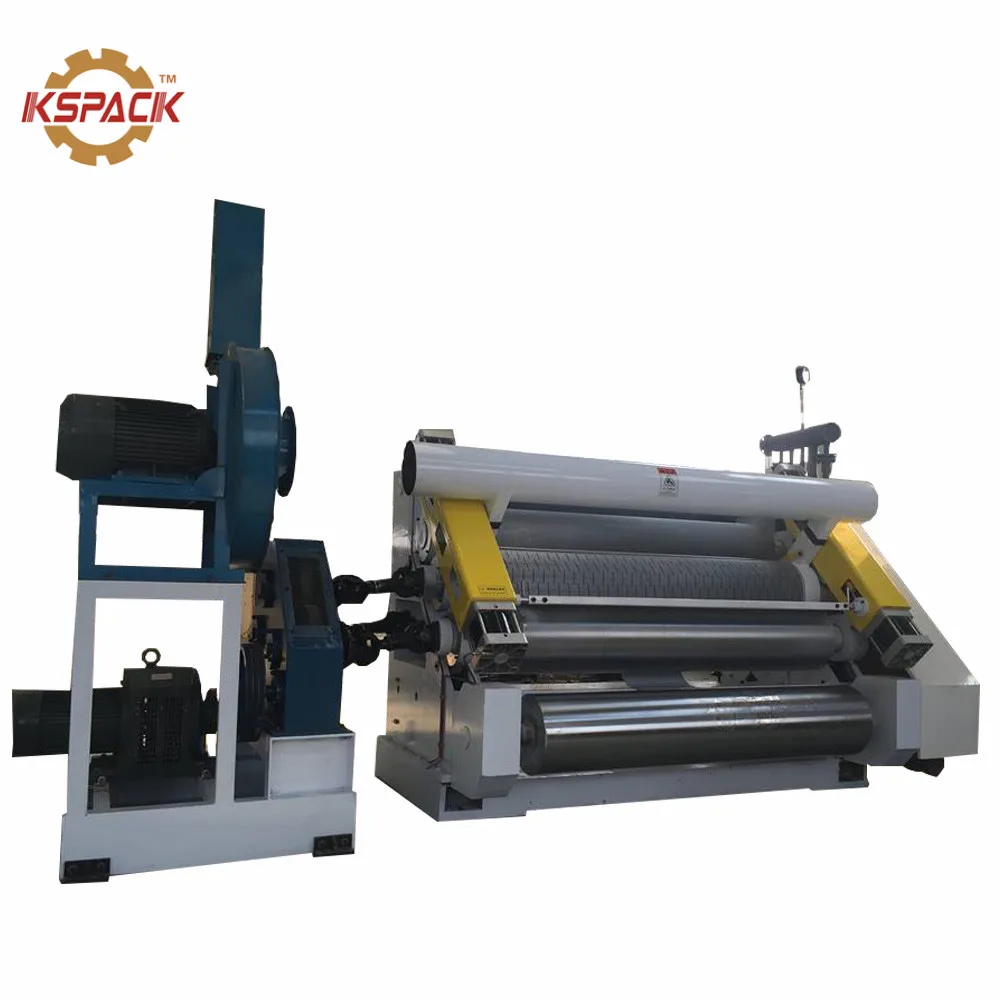 High Speed Single Facer Paper Board Single Face Corrugated Machine