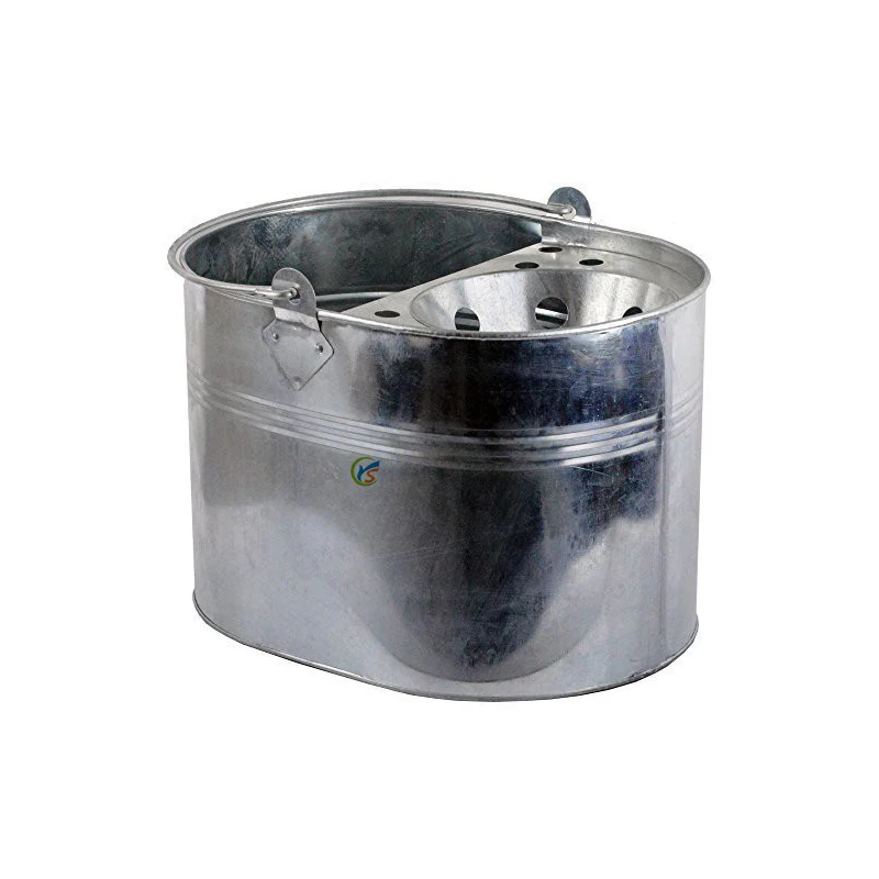 NEW HEAVY DUTY METAL MOP BUCKET GALVANISED STRONG CAPACITY FOR CLEANING 