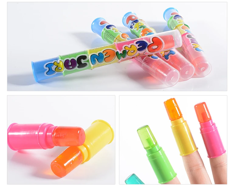 Halal сладкий леденец на палец конфеты с 4 фруктовыми вкусами