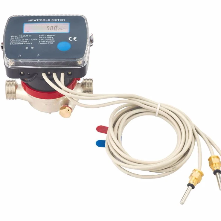 Single jet mechanical heat meter with M-BUS or RS-485 or Pulse output