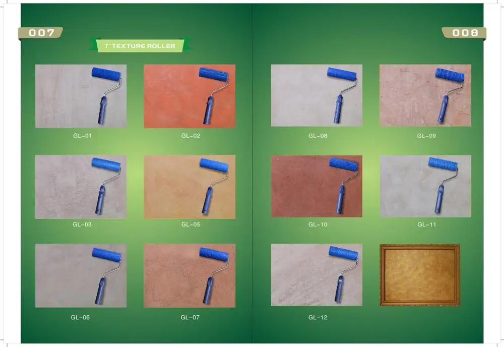 Decorative Paint Roller Rubber Roller Cover Paint Tool Great Pattern Paint Roller