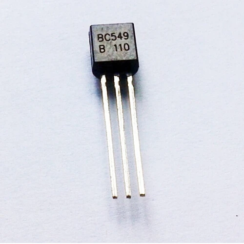 100pcs BC549 TO-92 30V Low Power NPN Transistor NEW GOOD QUALITY 