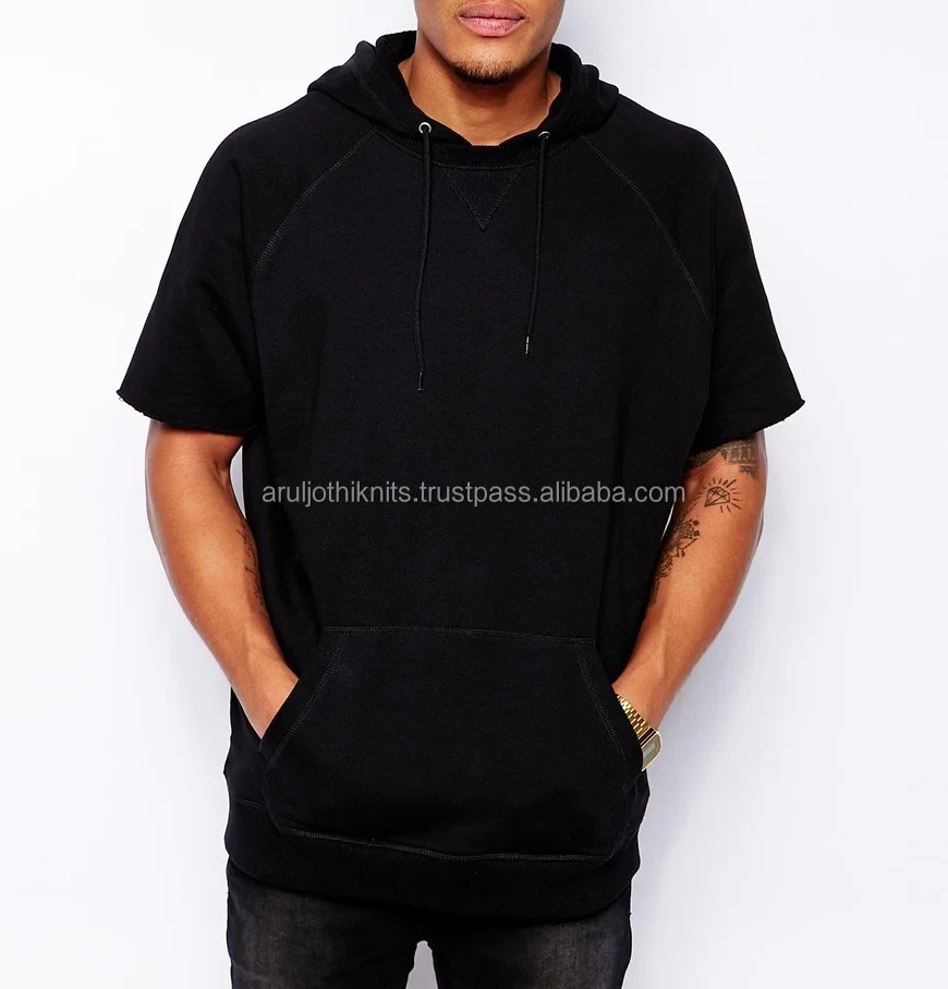 half sleeve hoodie mens india