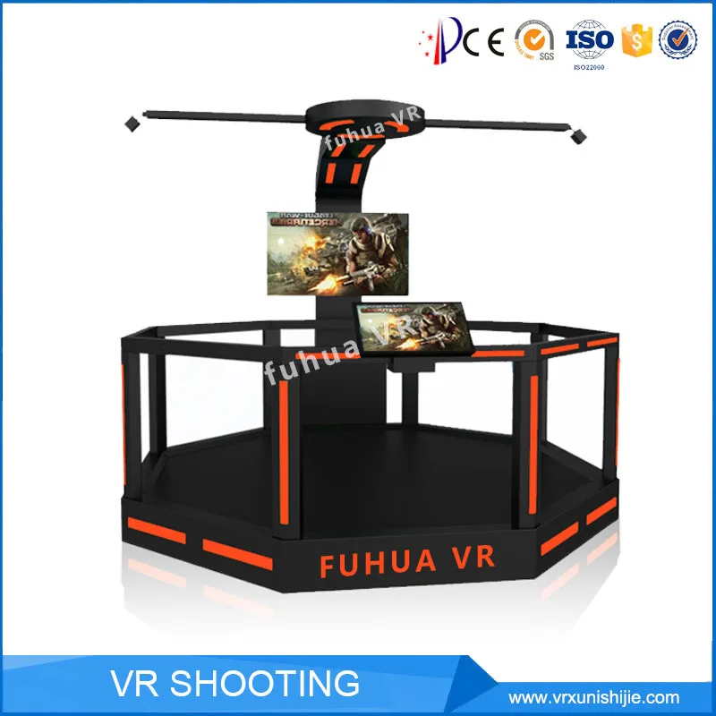 Парк развлечений VR Explore 9d vr взаимодействует машина ходьба платформа VR 9D игровой симулятор стрельбы