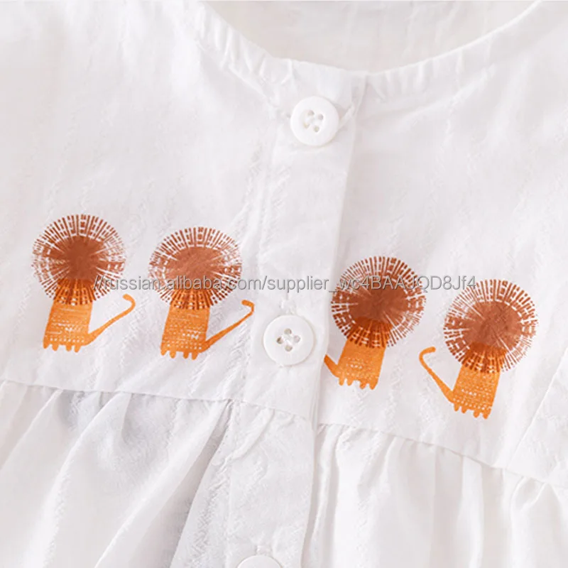Sambede последние 1-6years милые девушки пастырской рубашка детская одежда для весны SM7Q30512