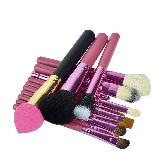 Профессиональный набор кистей для макияжа с логотипом на заказ и держателем для макияжа, 13 шт.