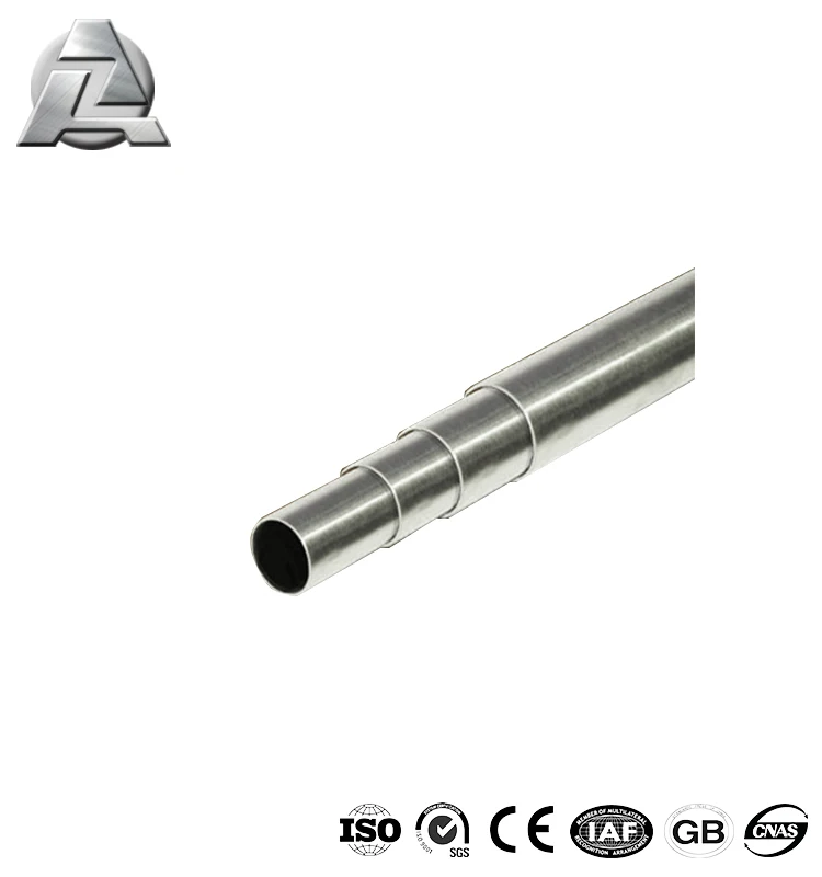 Hot Selling Silver Anodized Aluminum square Telescopic Tubing