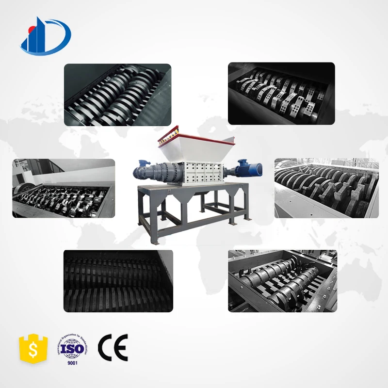 Plastic Trash Can Shredder for Waste Reduction