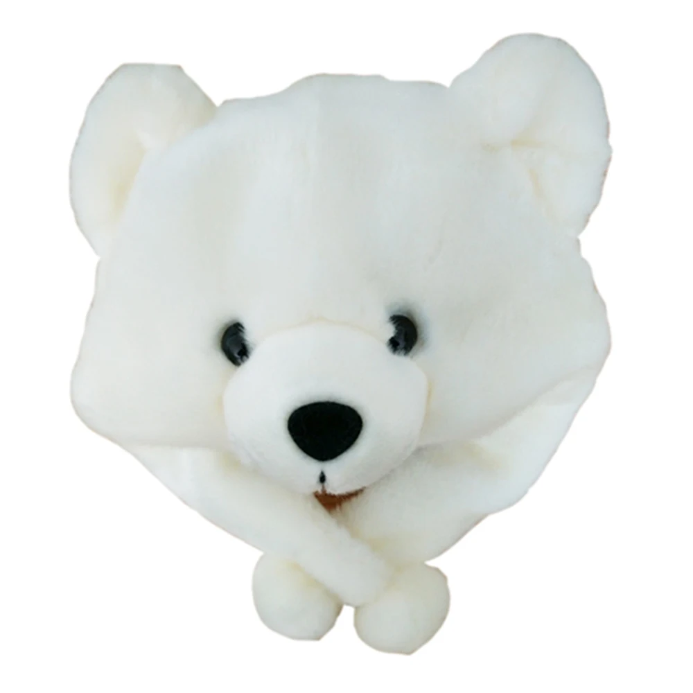 polar bear head hat