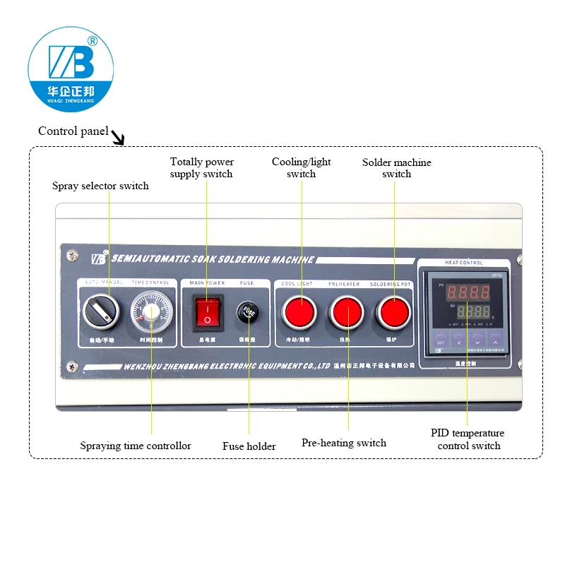 Полуавтоматическая ПИД-паяльная машина с интеллектуальным управлением Dip