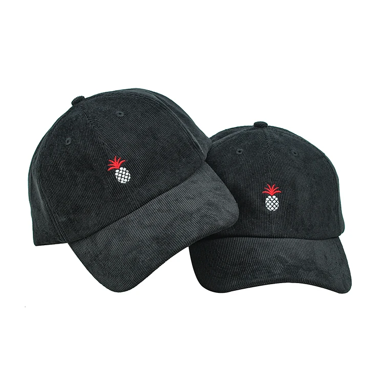 Custom 6 Panel Vintage Corduroy Dad Hat 