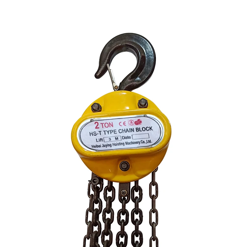 1t HST Manual Chain Hoist Block for Lifting Hebei Factory Customized Hand Oprated Chain Block