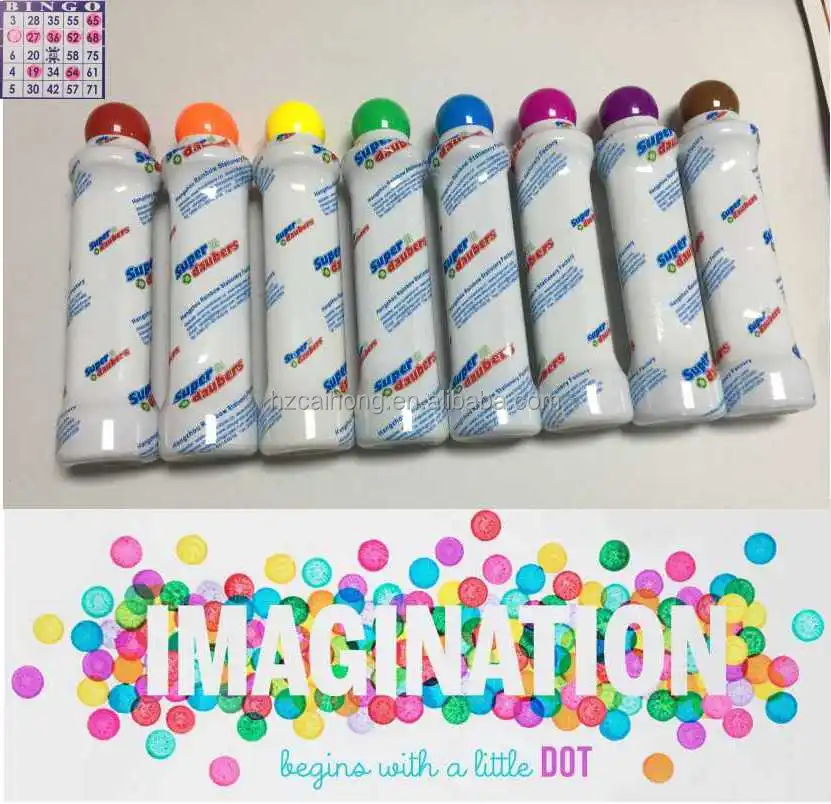Фантастическая детская горошек маркер смываемый красящий граффити ручка бинго маркеры CH-2826