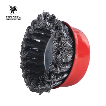 Pegatec Cup Brush Twisted Wire Bowl Brush