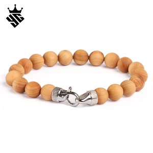 Customized  Beaded Bracelet, Men Wooden Bracelets