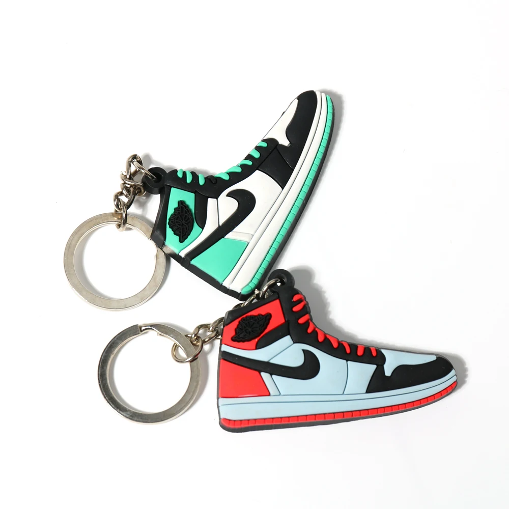 Vograce, оптовая продажа, новые товары на заказ, брелок Air Jordan Sneaker, двусторонние 3D Мягкие подвески из ПВХ