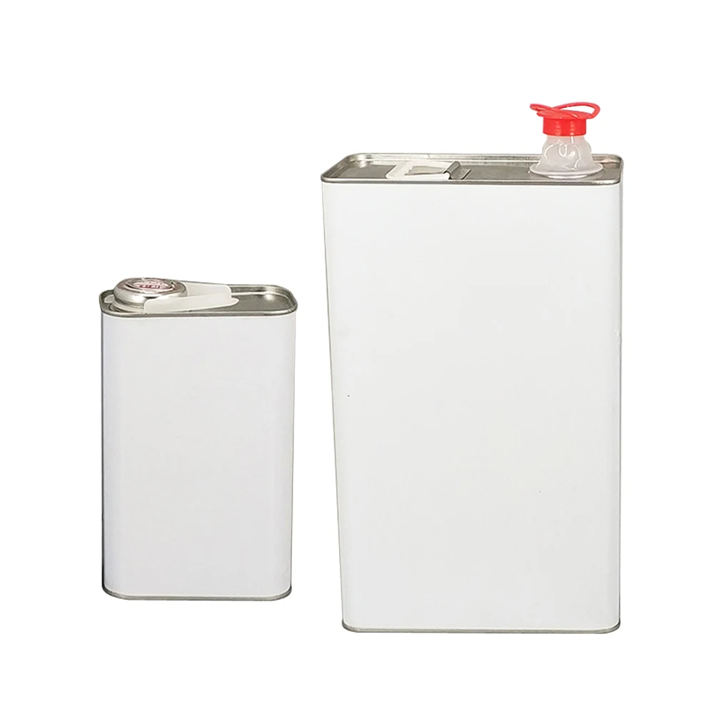 Empty 1 Litre F Style Tin Can with Screw Top - Versatile Use