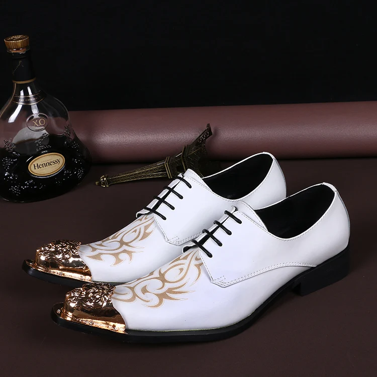 White point toe derby dress shoe | Mens dress shoes online 2563MS