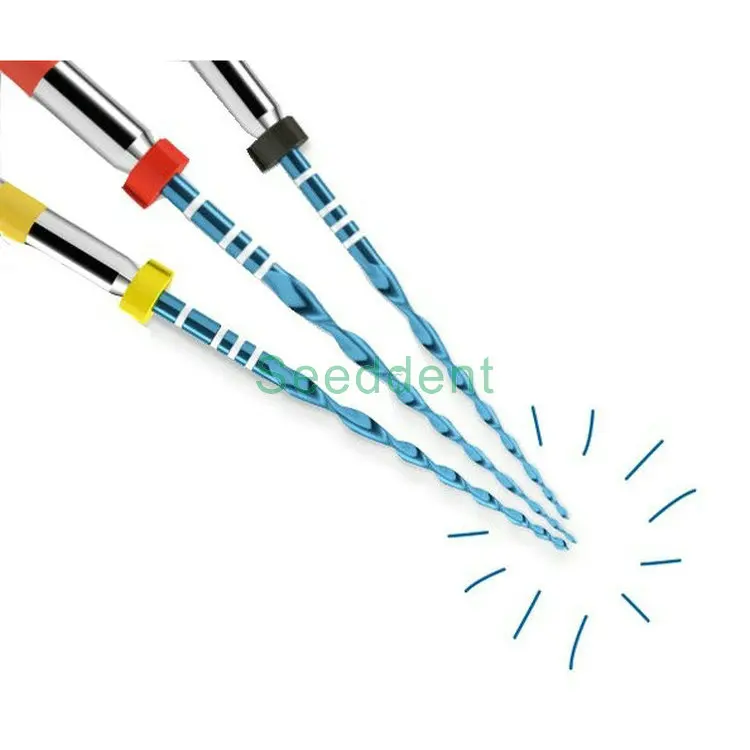 thumbnail interactive-video image 1 of 10-Pack Dental Blue Reciproc Endo NiTi Root Canal Files – Rotary 25mm R25, 6pcs Per Pack, Made In Germany 1 of 5