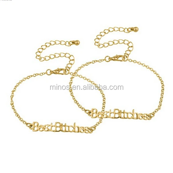 Gold Best Friends Necklace Wholesale 