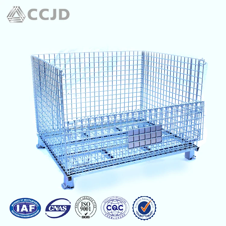 
Клетка из нержавеющей стали, клетка для поддонов для запирающегося хранения, клетка с колесами, сетчатая корзина с крышкой 