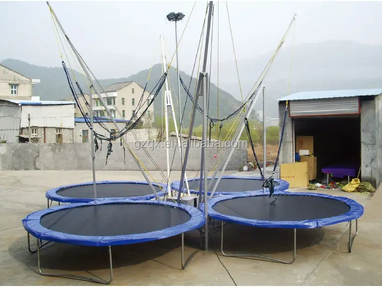 Verdorren ga zo door Graag gedaan Source hoge- kwaliteit 4 personen oefening trampoline/kopen trampoline/goedkope  trampolines te koop qx-119e on m.alibaba.com
