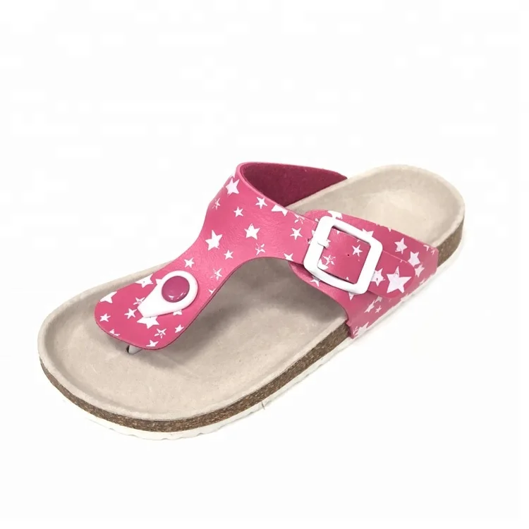 girls cork sandals
