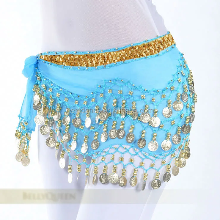 Gold Coins Belly Dance Hip Set, Wholesale Dance Belt with Gypsy Bracelet US  FAST