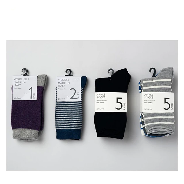 Custom Printing and size white kraft paper sleeve self adhesive seal paper sock packaging