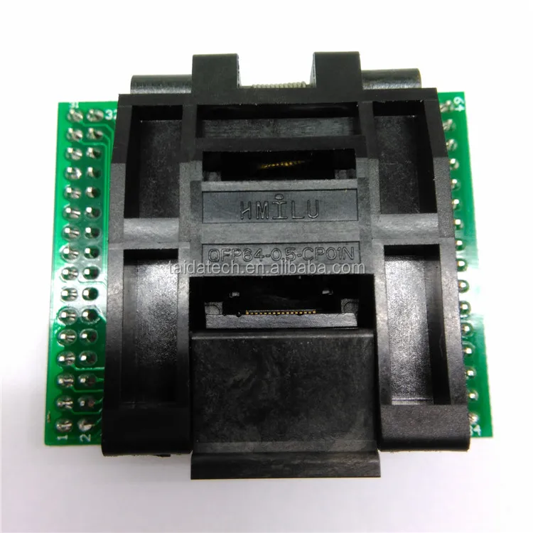 QFP64 To DIP64 Adapter – 0.5mm Pitch IC Programmer Test Socket Connector