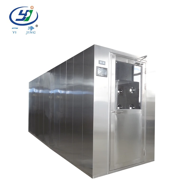 For factory four - person stainless steel air shower cleanroom project