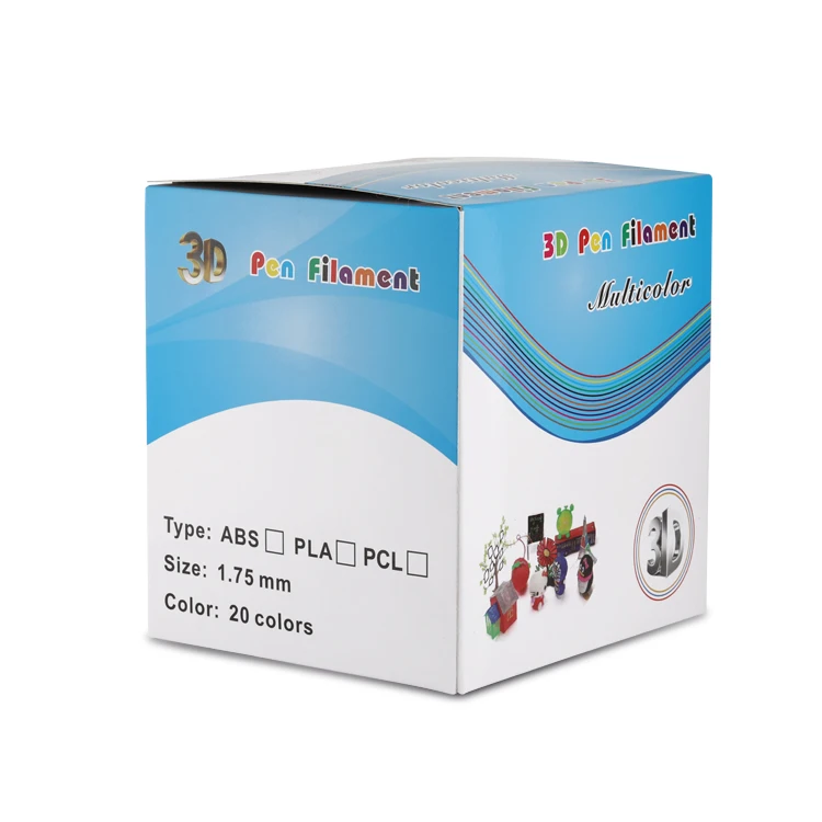 
 Высокое качество 20 видов цветов 3d Ручка лампы накаливания pla 1,75 для 3d печати ручка оптовая продажа  
