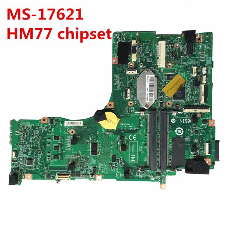 Original MSI GT780DX GT70 Laptop Motherboard MS-17611, MS-17621, HM77 ...