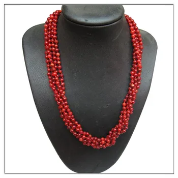 new beautiful coral beads necklace wholesale natural red coral necklace