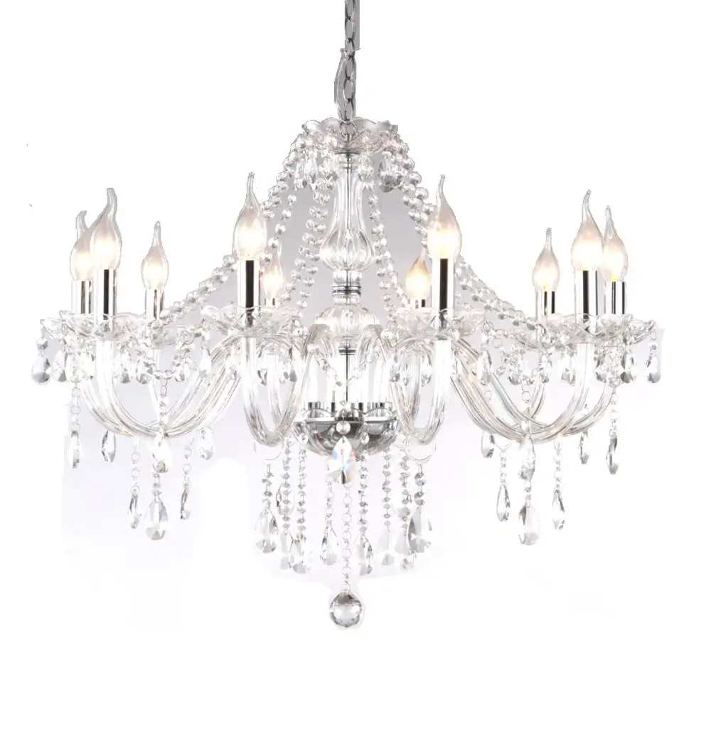 Хрустальные люстры с 8 держателями H27 X W32